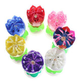 Hot Sale Beautiful Musical Lotus Flower Happy Birthday Party Gift Rotating Lights Decoration 14 Candles Lamp