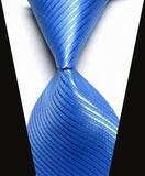 New Fashion Classic Striped Tie JACQUARD WOVEN Men\'s Silk Suits Ties Necktie