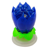 Beautiful Musical Candle  Intelligent Birthday Party Flower Candle Blossom Lotus Sparkle