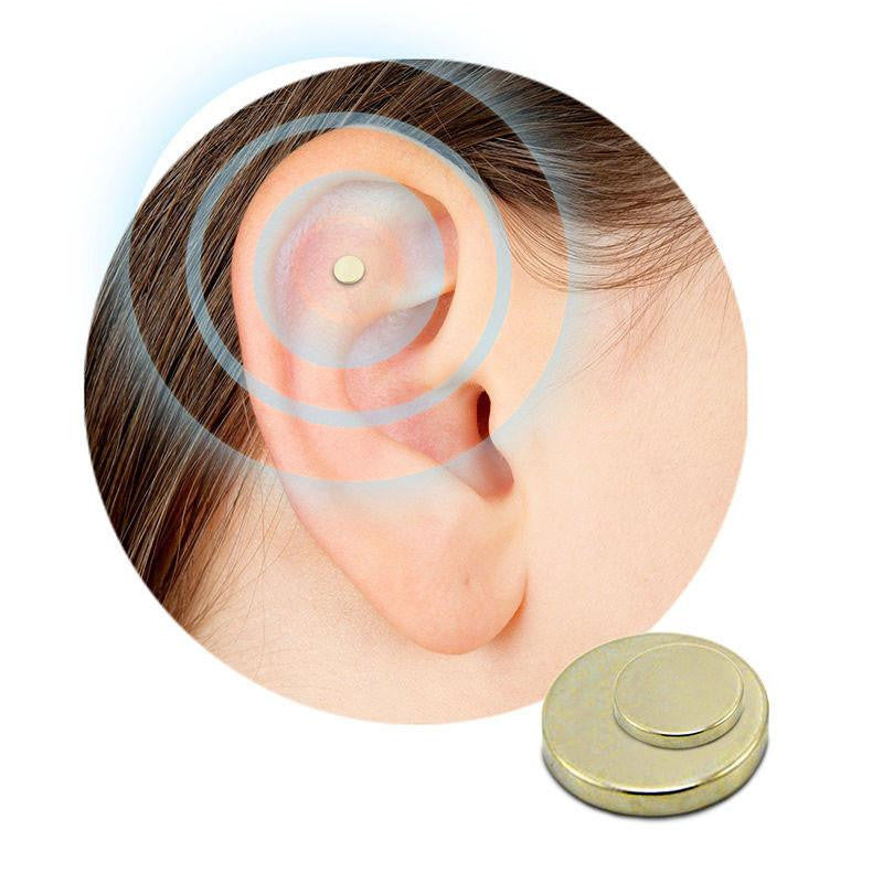 2PCS Magnet Auricular Quit Smoking Zerosmoke ACUPRESSURE Patch Not Cigarettes Health Therapy