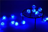 Fashion Holiday Lighting 20 x LED Novelty Rose Flower Fairy String Lights Wedding Garden Party Christmas Decoration