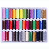 39pcs 200 Yard Mixed Colors Polyester Spool Sewing Thread For Hand Machine Hot Q