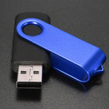 Blue 32GB USB2.0 Foldable Flash Memory Stick Pen Drive Storage Thumb U Disk Gift