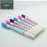 3 Pcs Assorted Air Erasable Sew Easy Wipe Off Water Soluble Fabric Marker Pen Extra Fine Set