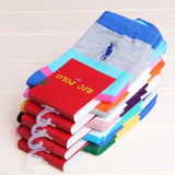 Free shipping polo autumn and winter spell color cotton socks lady socks 5 pairs cotton socks women in tube socks