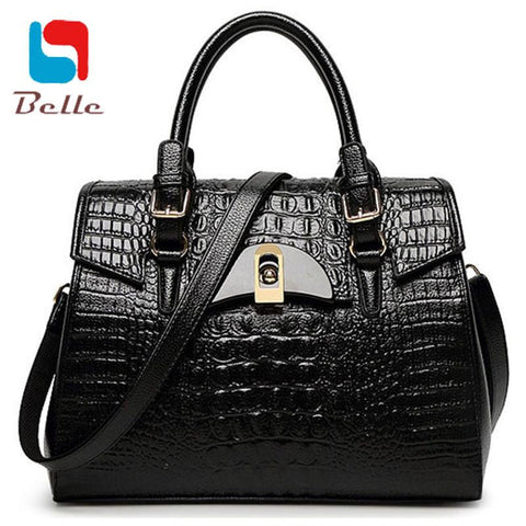 Designer handbags high quality 2016 Crocodile pattern shoulder bags women messenger bag famous brands women leather handbags