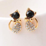 1 Pair Fashion Elegant Women Lady Crystal Rhinestone Ear Stud Earrings Jewelry