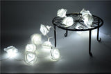 Fashion Holiday Lighting 20 x LED Novelty Rose Flower Fairy String Lights Wedding Garden Party Christmas Decoration