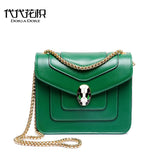 New 2015 Fashion Women Messenger Bag Mini Solid Green Handbag And Gold Chain Flap Hand Crossbody Bag For Lady Sac Femme Bolsa