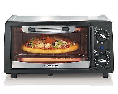 Proctor Silex 31140 4-Slice Electric Counter-Top Toaster Oven with Timer