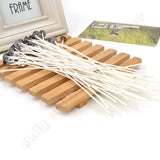 50 pieces 20cm candle wick cotton core candle making supplies with candle wick sustainer