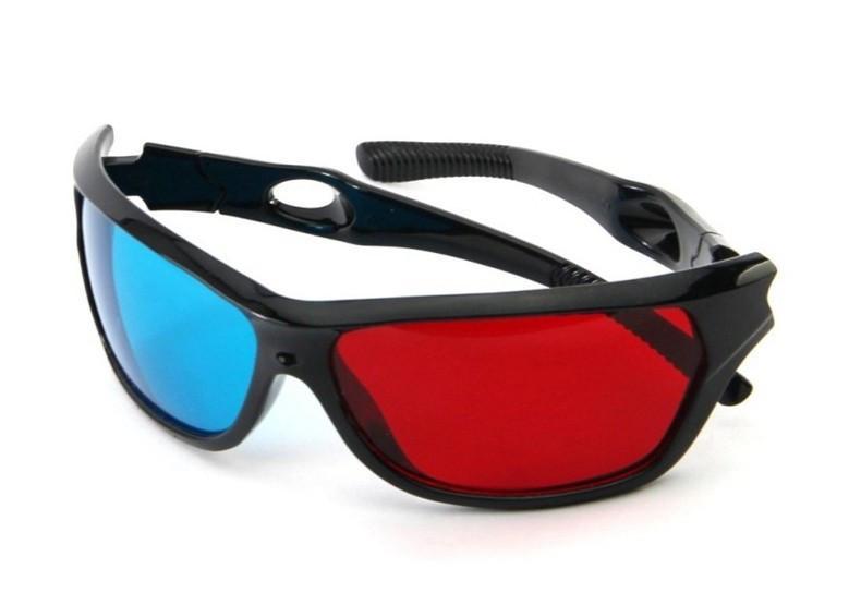 Hot 3D Glasses Plastic glasses/Oculos/Red Blue Cyan 3D glass Anaglyph 3D vision/cinema