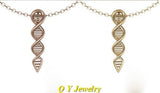 1Pcs Science Fine Jewelry Boho Chic Biology DNA Pendant Necklace Colar CC Molecule Necklaces Ladies Fashion Neclaces For Women