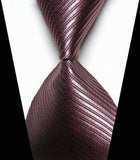 New Fashion Classic Striped Tie JACQUARD WOVEN Men\'s Silk Suits Ties Necktie